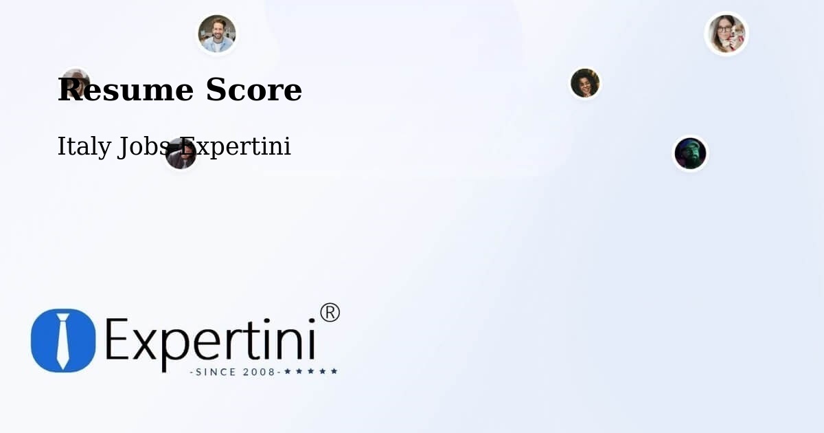 Resume Score & Job Description Match Tool – Usseglio - Italy Jobs Expertini